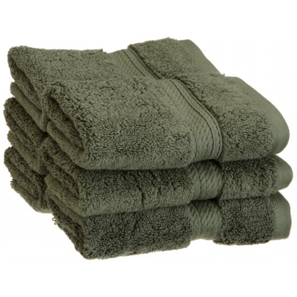 Superior 900GSM Egyptian Cotton 6-Piece Face Towel Set Forest Green 900GSM FACE FG - main